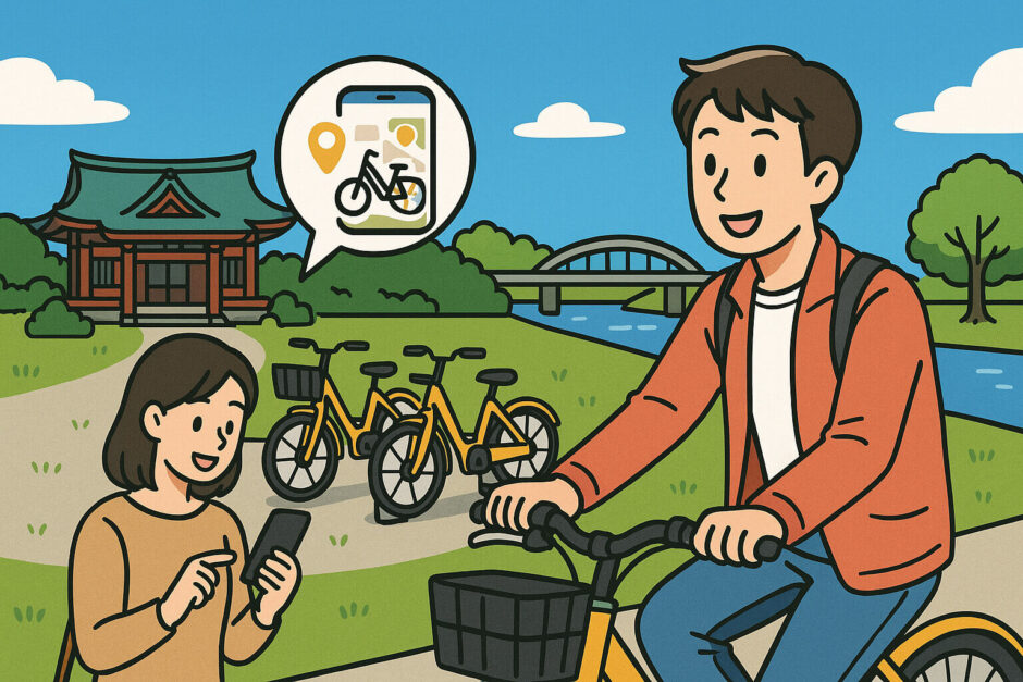 神奈川県寒川町でレンタサイクル！HELLO CYCLINGのポート一覧と利用手順